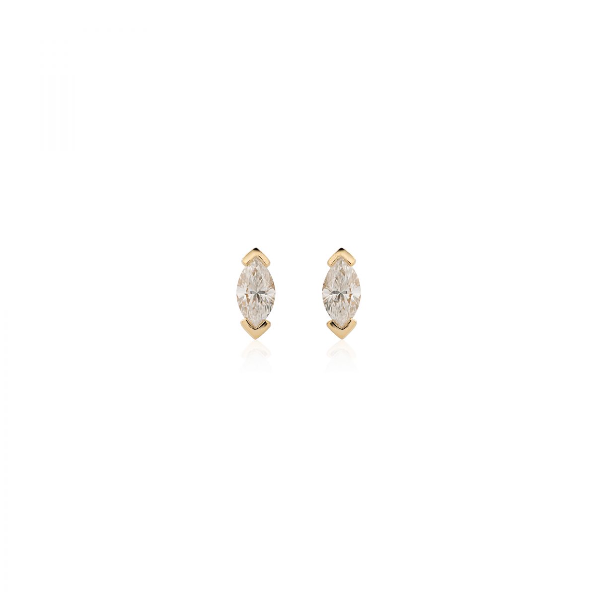 Simona Samojauskaite Flora Marquise Diamond Earrings
