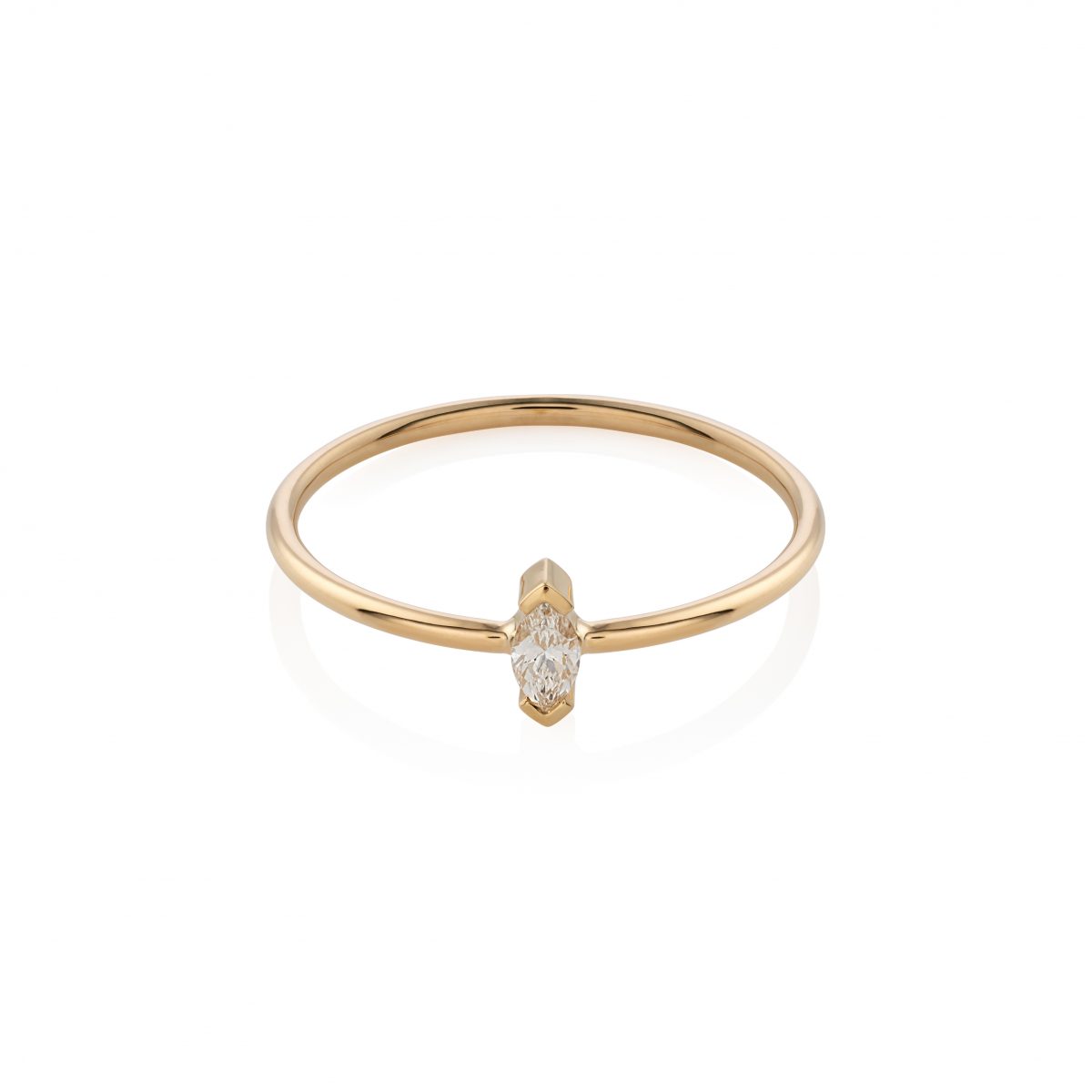 Simona Samojauskaite Flora Marquise Diamond Ring 18K Gold 02
