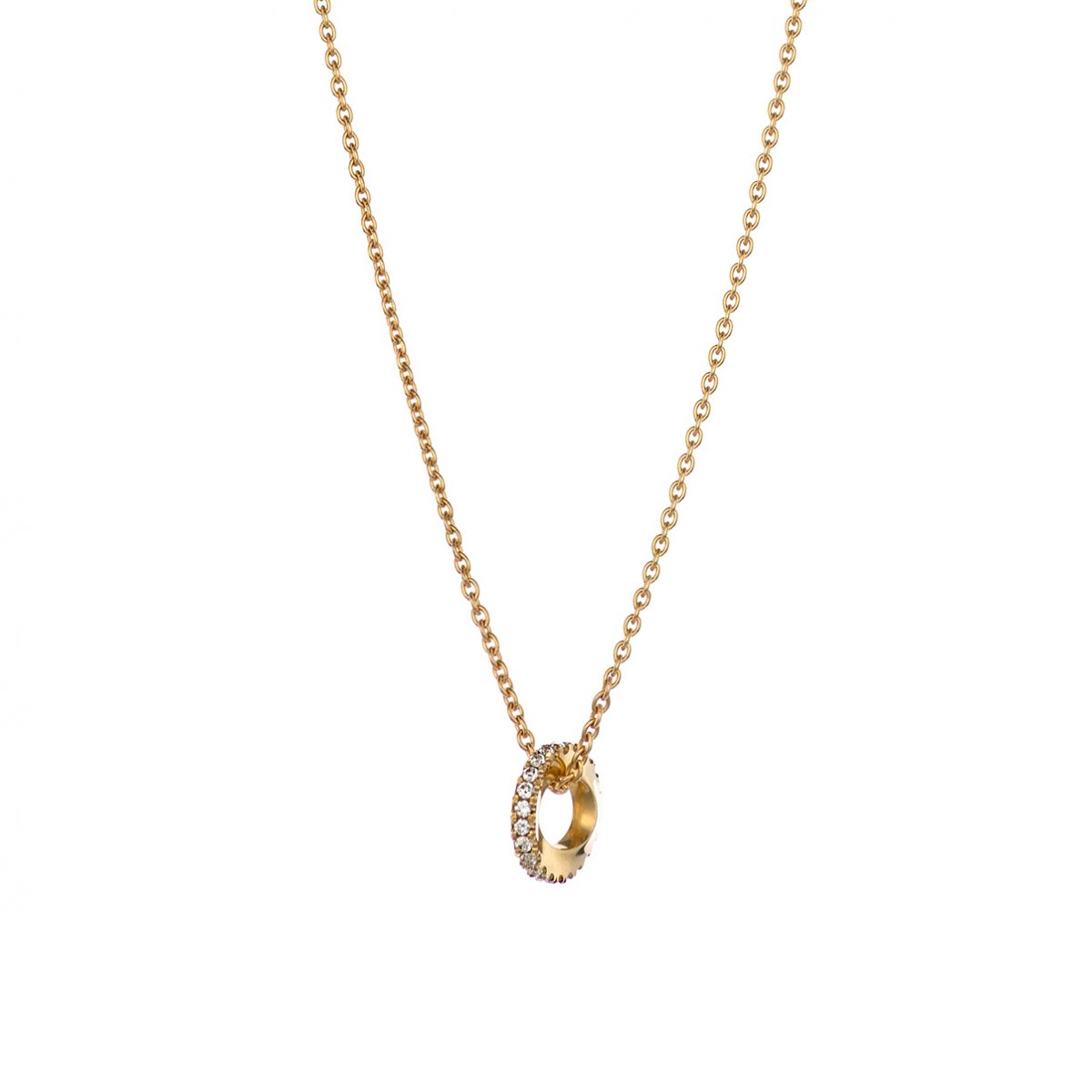 Simona Samojauskaite Twig Diamond Necklace 18K Gold 01