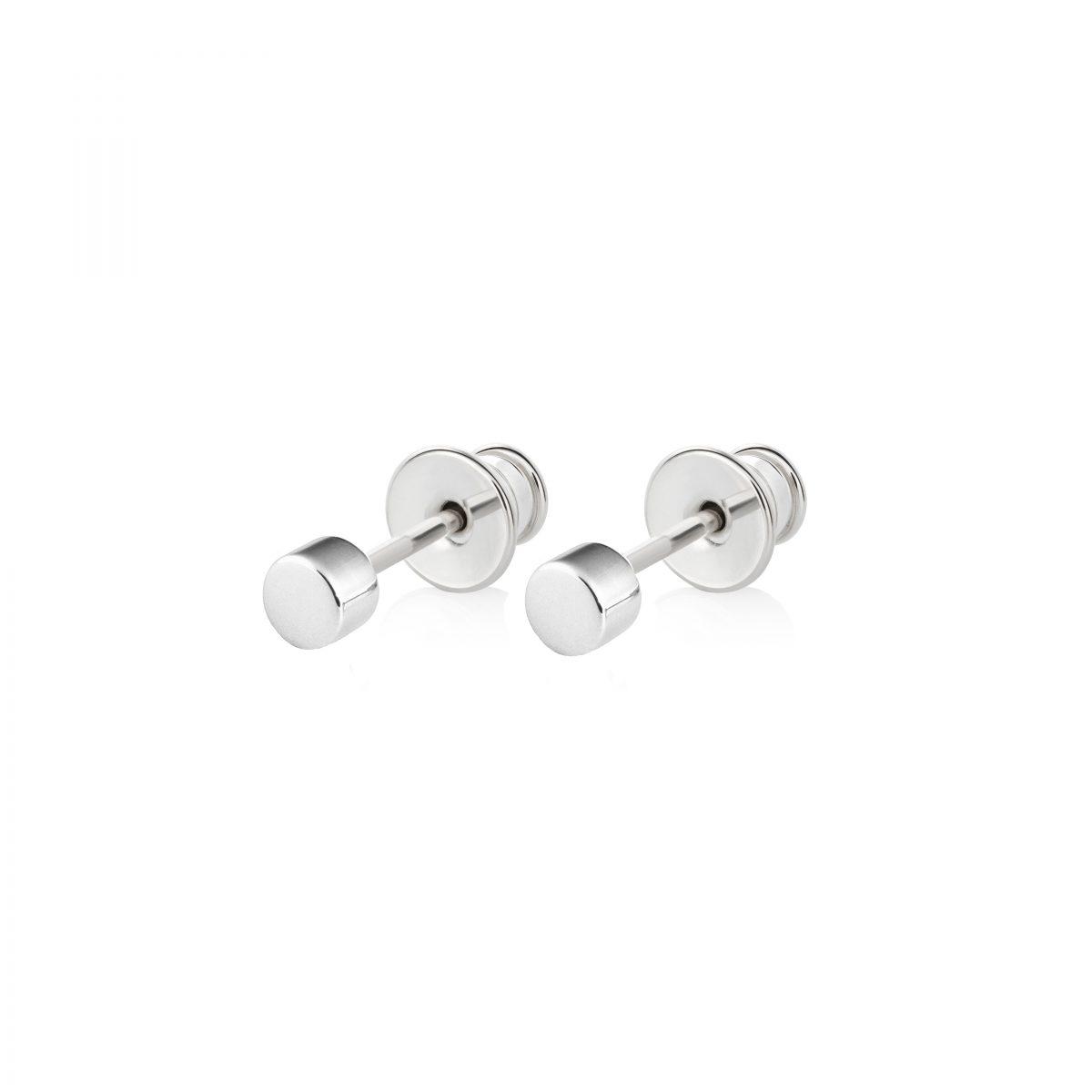 Samojauskaite_Regular Dot Earrings Silver